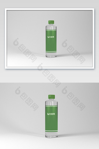 矿泉水瓶子瓶身广告标志任意改色包装样机图片