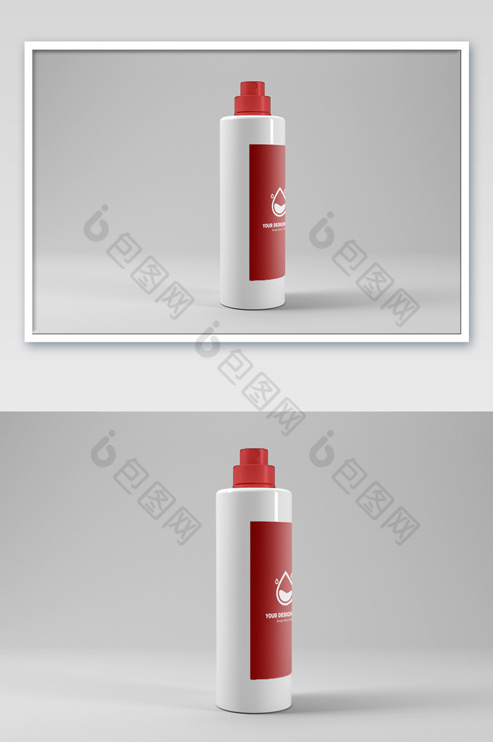 化妆瓶产品按压瓶喷雾盖子可变色包装图片图片