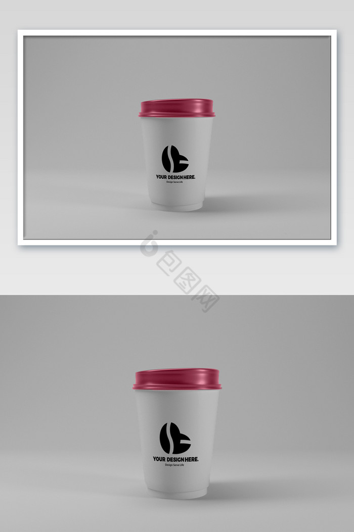 一次性饮料杯咖啡杯豆浆杯任意改色包装图片