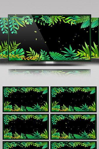 手绘植物边框图片大全 手绘植物边框素材下载 包图网