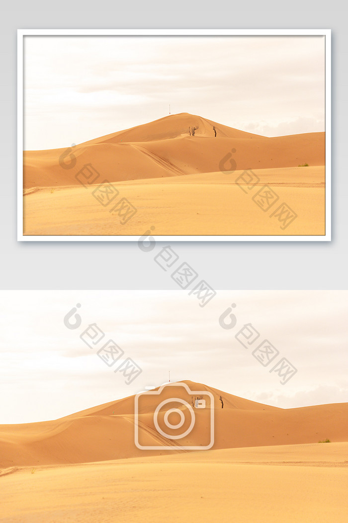 黄云沙漠摄影图片