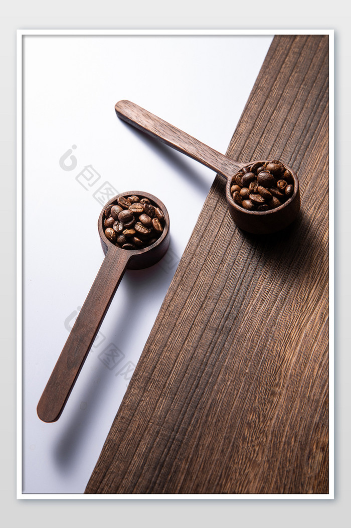 品质咖啡豆创意摄影图
