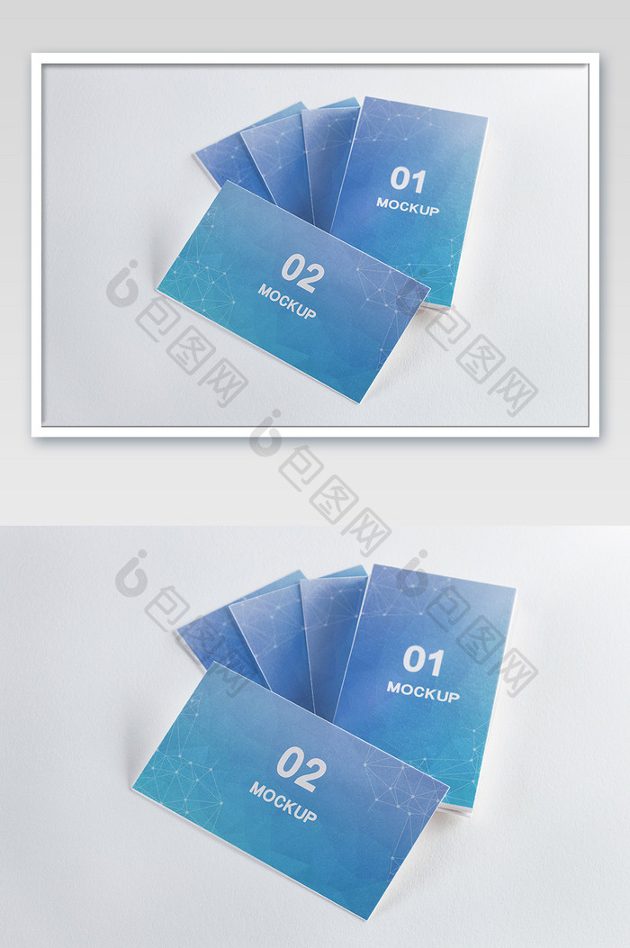 名片卡片智能贴图样机设计