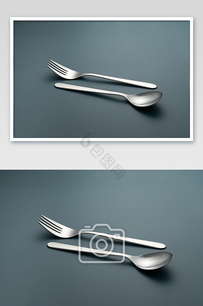 不锈钢餐具叉子勺家居餐具片
