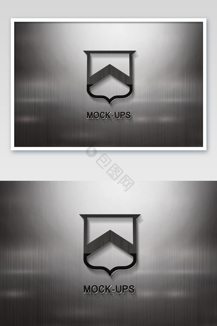 不锈钢墙纹路质感字logo标志图片