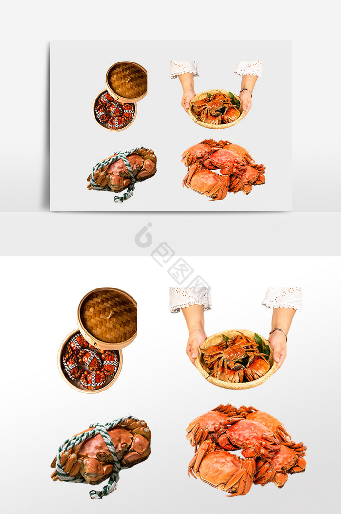 餐饮螃蟹食物图片