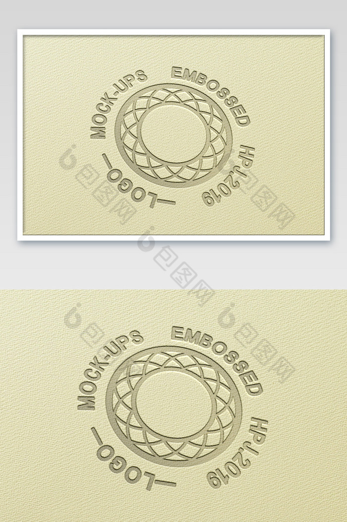 服装厂亚麻质感纹理雕刻字logo标志图片图片
