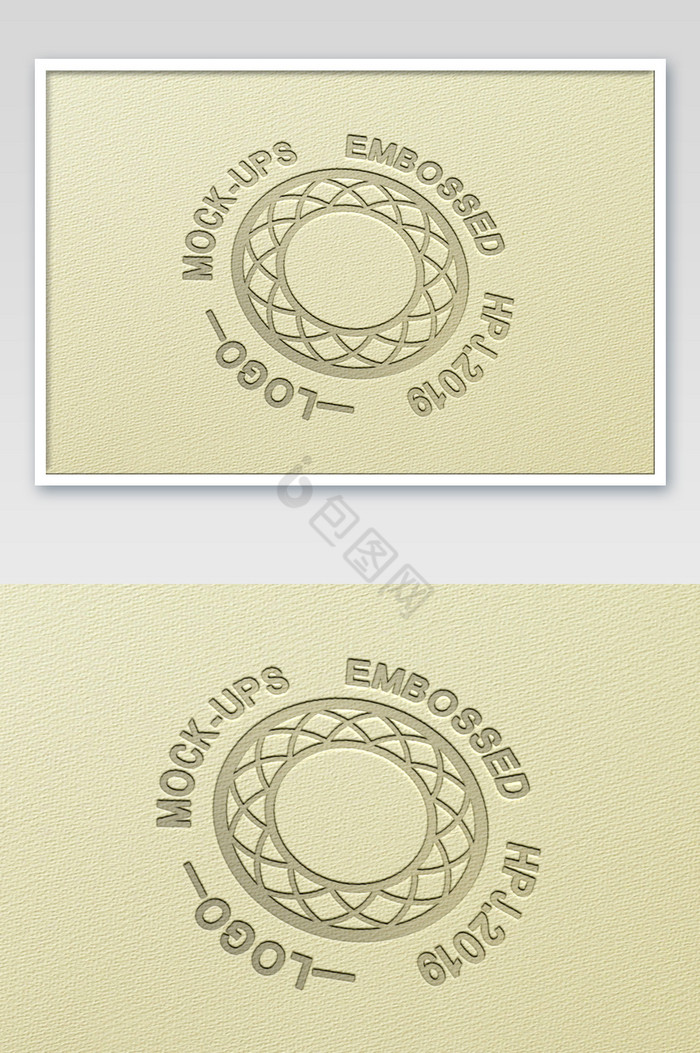 服装厂亚麻质感纹理雕刻字logo标志图片