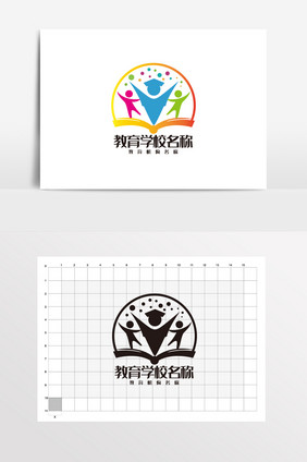 教育学校名称 LOGO标志VI