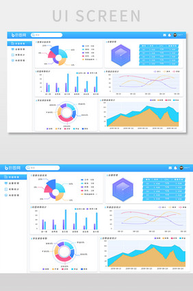 校园大数据可视化管理后台界面