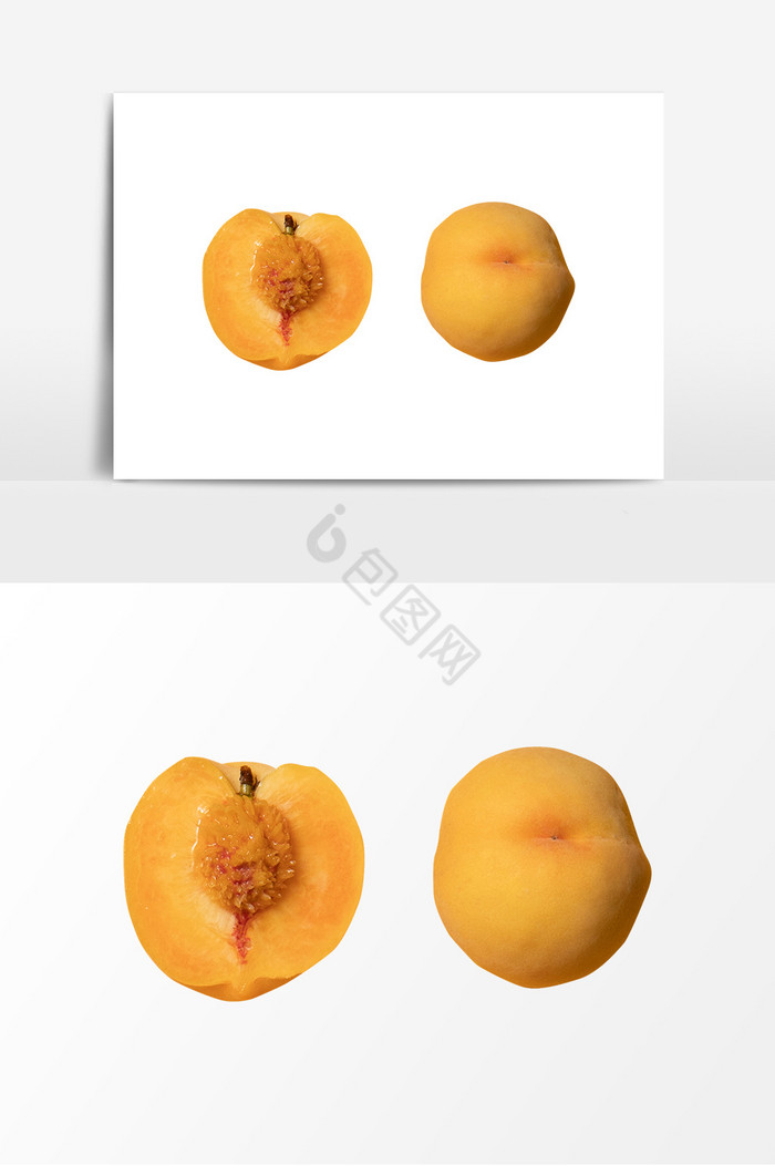 夏季新鲜水果黄桃图片