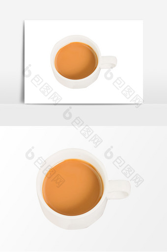 清新美味的一杯咖啡元素图片