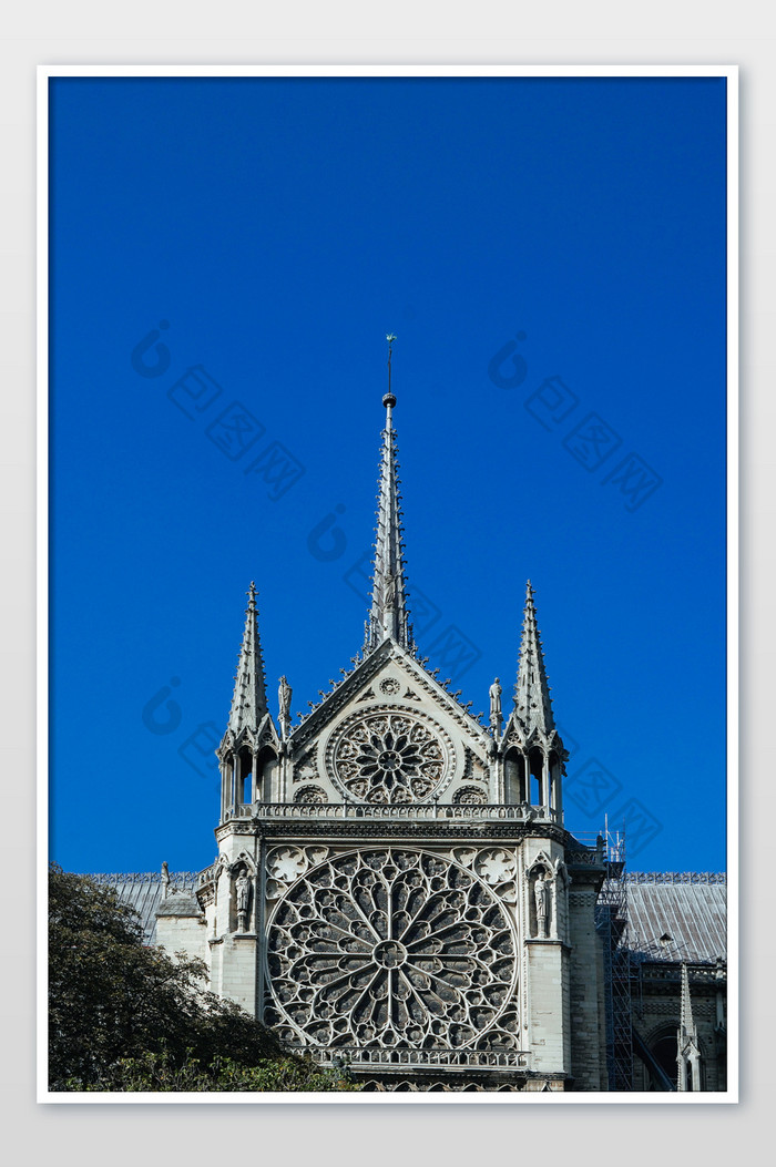 欧洲建筑巴黎圣母院摄影图片