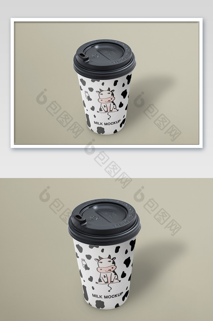 任意改色牛奶咖啡饮料一次性杯包装图片图片