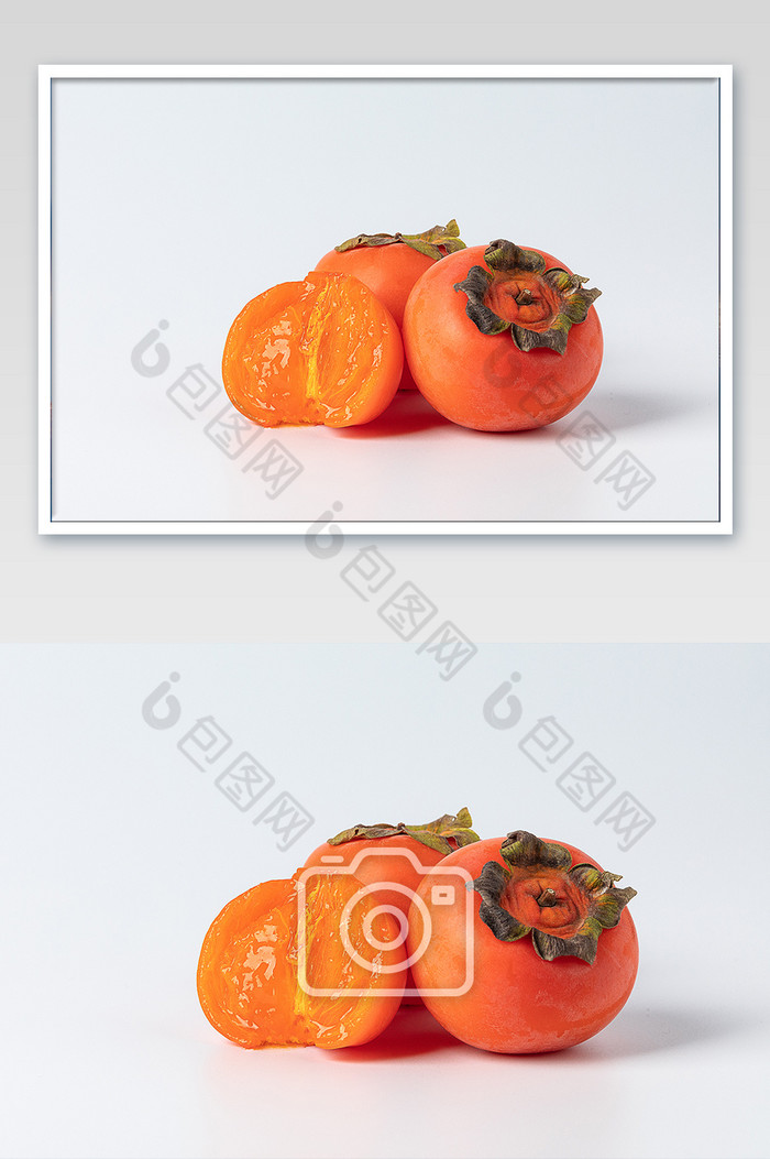 水果柿子秋美食摄影图片图片