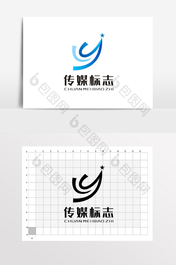 科技传媒影视LOGO标志VI