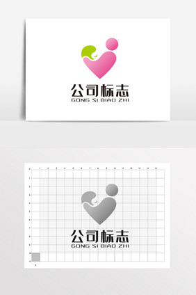 母婴月子中心婴儿用品LOGO标志VI