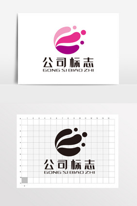 字母E公司 LOGO标志VI