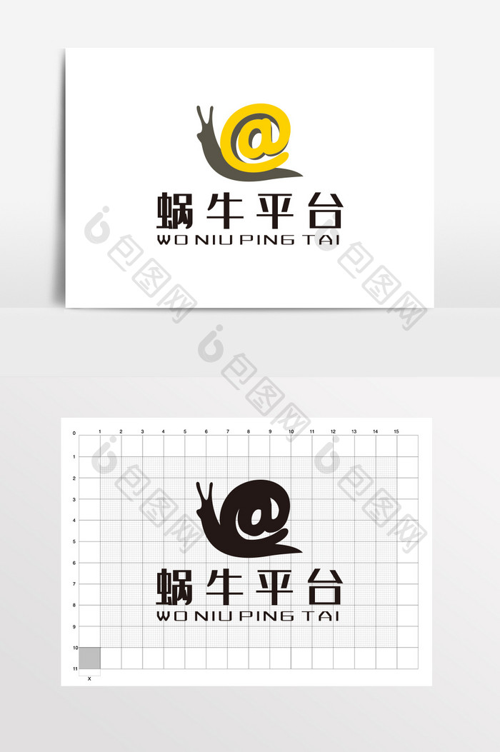 蜗牛平台 LOGO标志VI