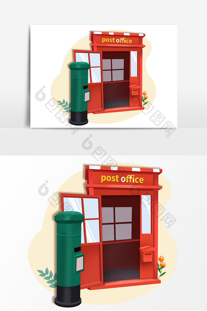 邮局邮筒信件邮政图片图片