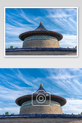 北京天坛古建筑风光