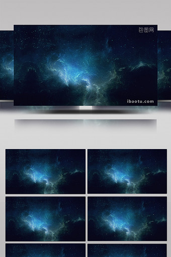 宇宙粒子星空空间动画特效素材背景视频图片