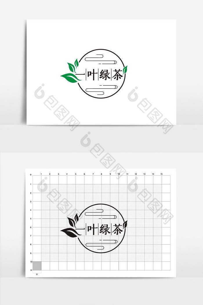 创意中国风茶vi标志logo设计