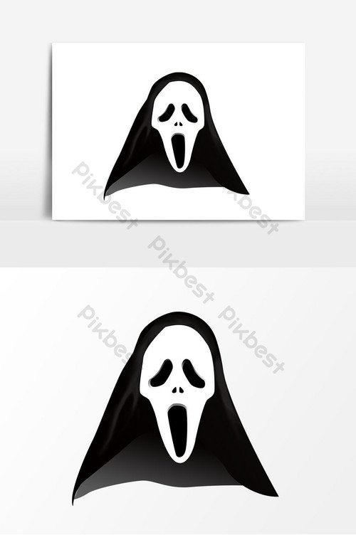 鬼脸骷髅恐怖鬼头