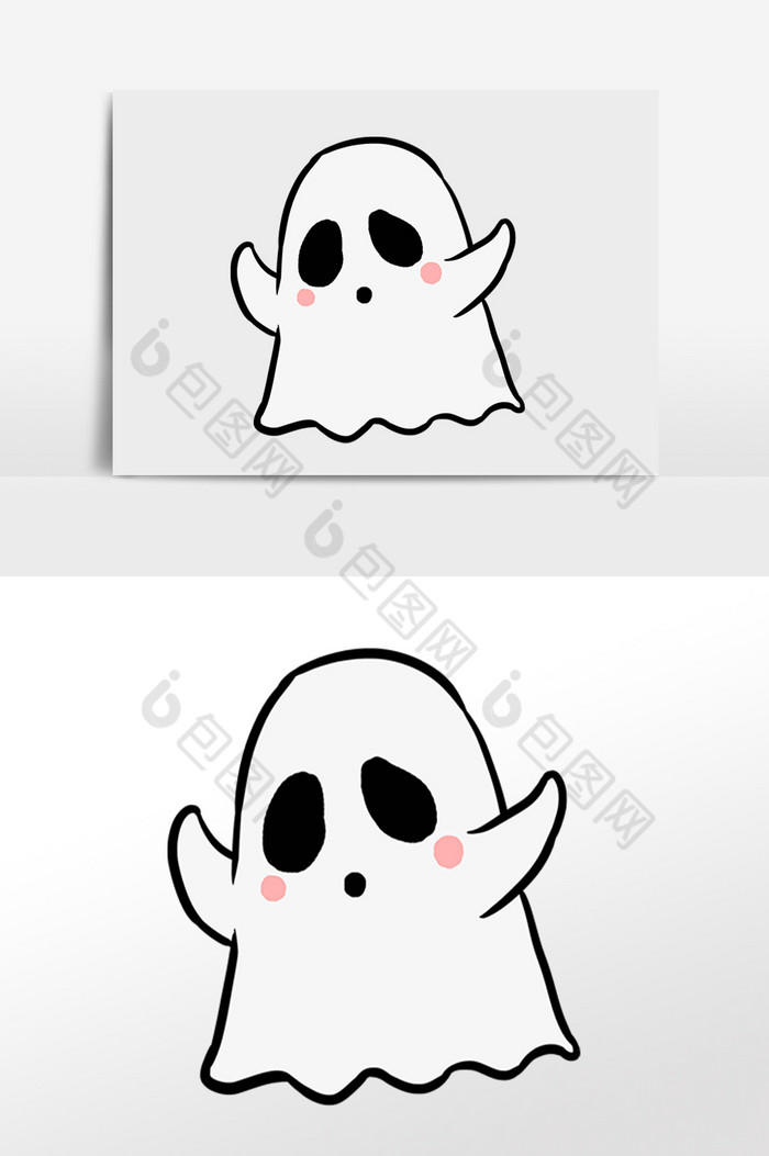 幽灵鬼魂插画图片图片