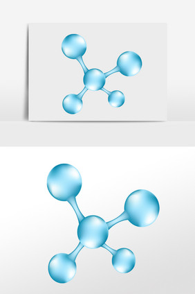 蓝色科技分子结构式