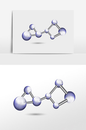 紫色科技分子结构式