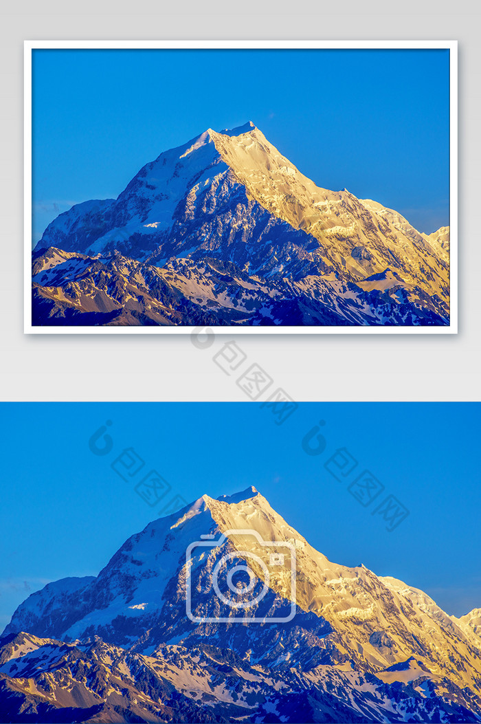 新西兰库克山山顶自然风光摄影图片图片
