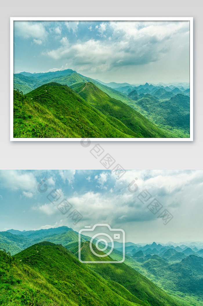 秋天的大山风景山景