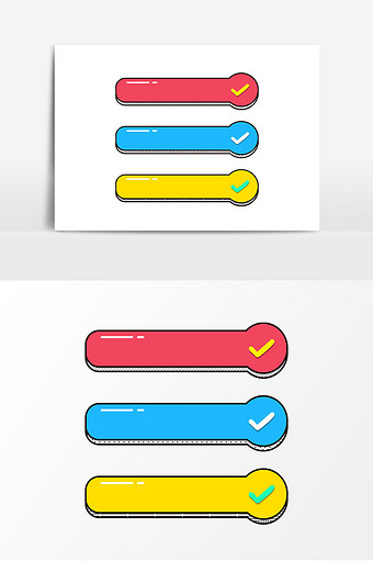 卡通标签图片素材