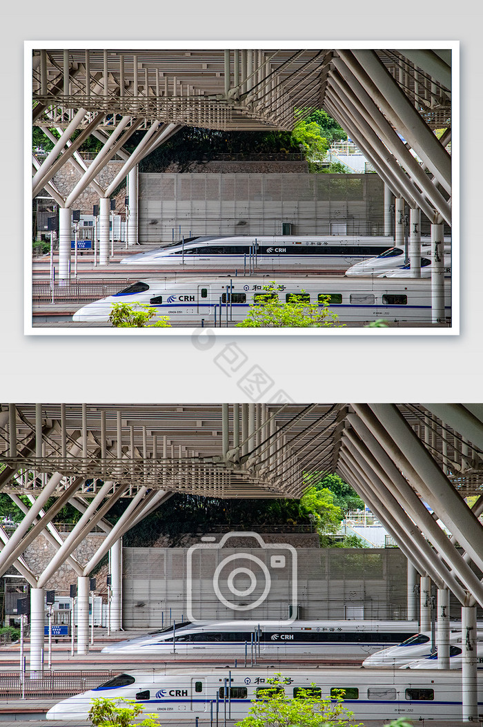 交通工具高铁高铁站摄影图图片