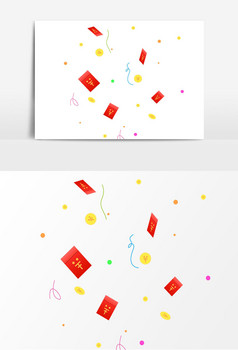 双十一电商促销漂浮装饰图片