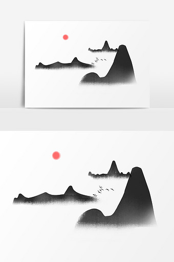 包图网高清图片中国风山水图片 ppt word excel装饰·模型插画新媒体