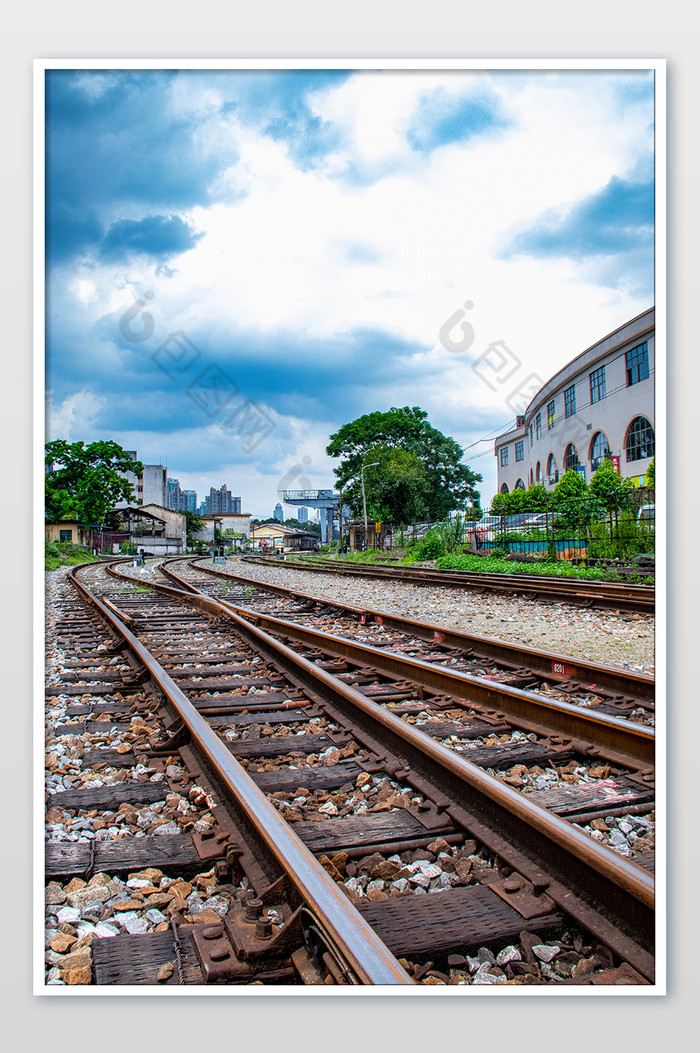 铁路轨道交通摄影图图片图片