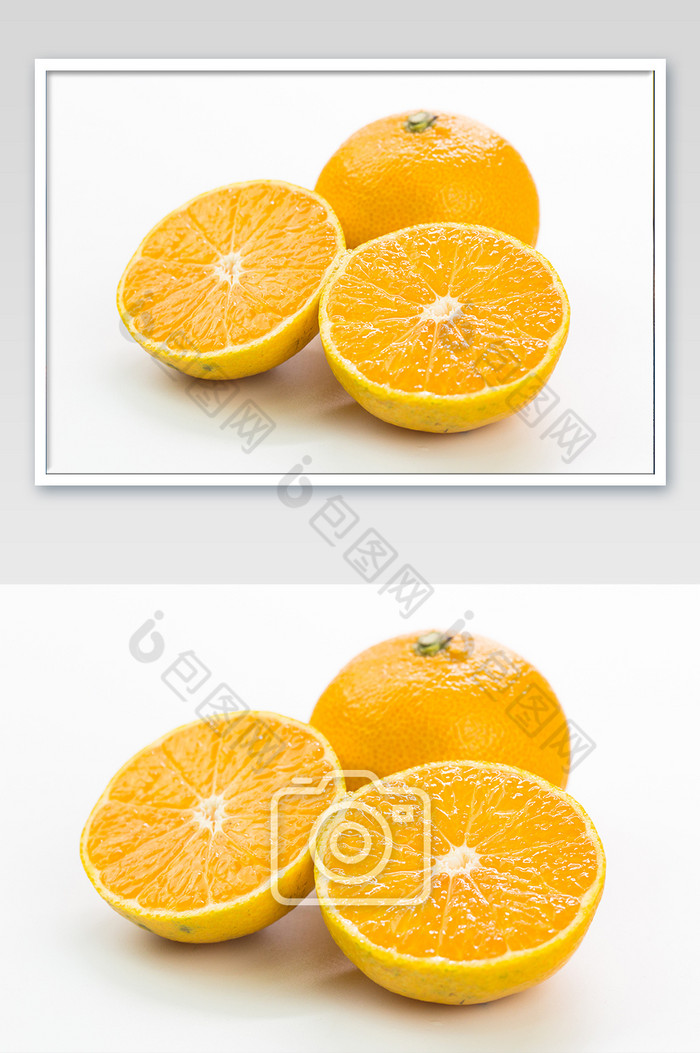 白底拍摄水果新鲜橘子图片图片