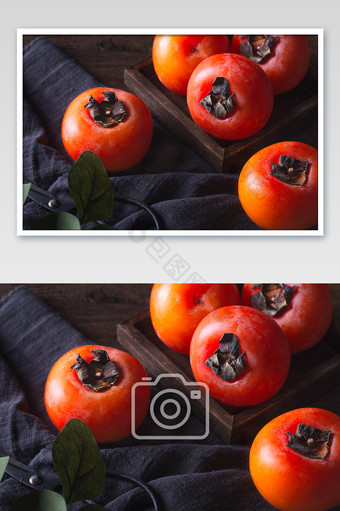 红柿子秋季水果陕西图片
