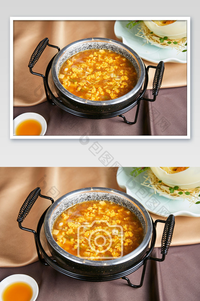 黄色石锅蟹粉豆腐蟹黄豆腐羹美食摄影 图片下载 包图网 黄色石锅蟹粉豆腐蟹黄豆腐羹美食摄影 图片下载 包图网