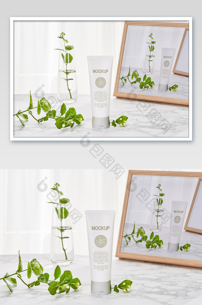 植物洗面奶护手霜乳液乳膏化妆品包装图片图片