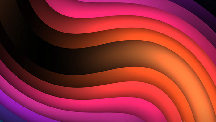 6种彩色波纹抽象背景动画AE模板