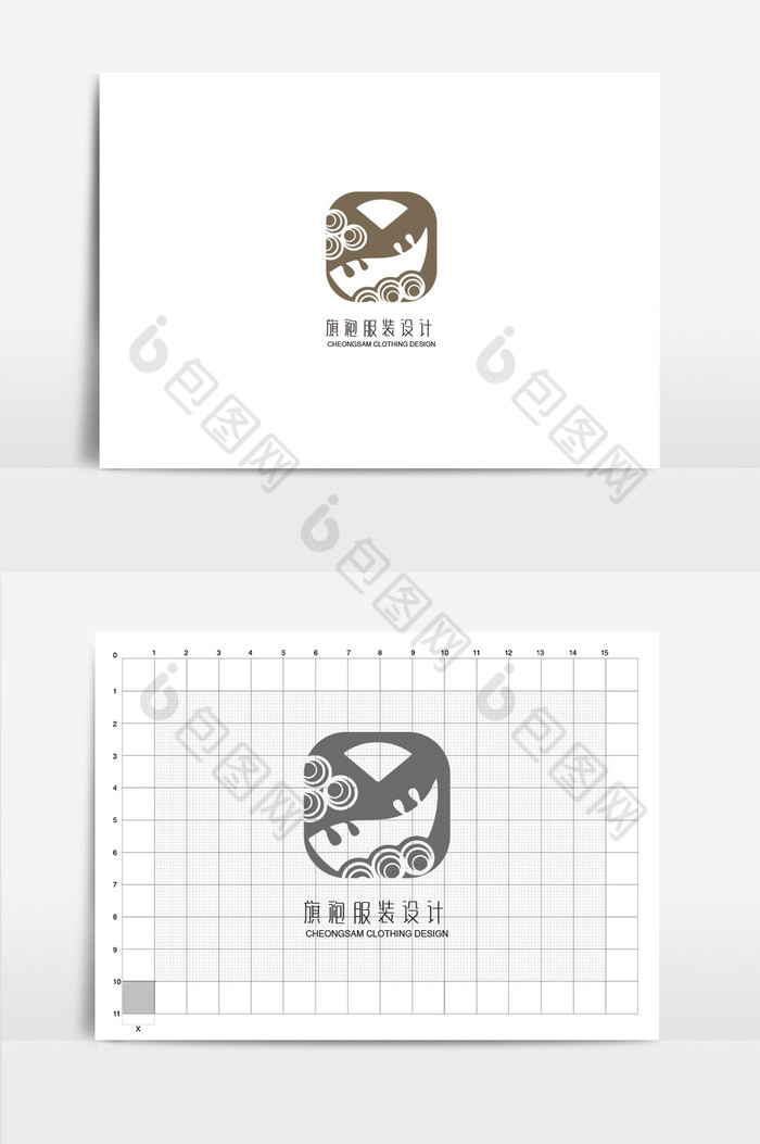 旗袍logo图片图片