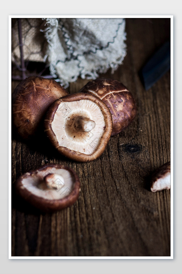 新鲜香菇摄影图片