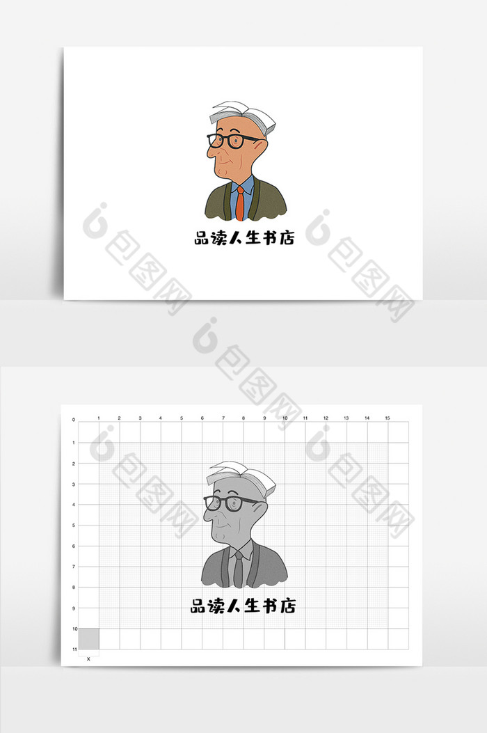 书店VI标志logo图片图片