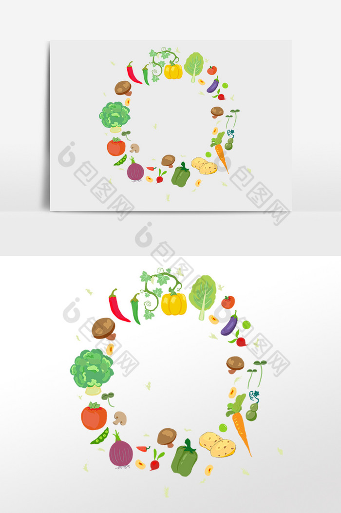 食材蔬菜边框图片图片
