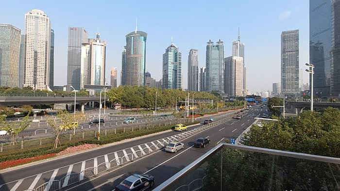 上海浦东国际金融中心商务区陆家嘴