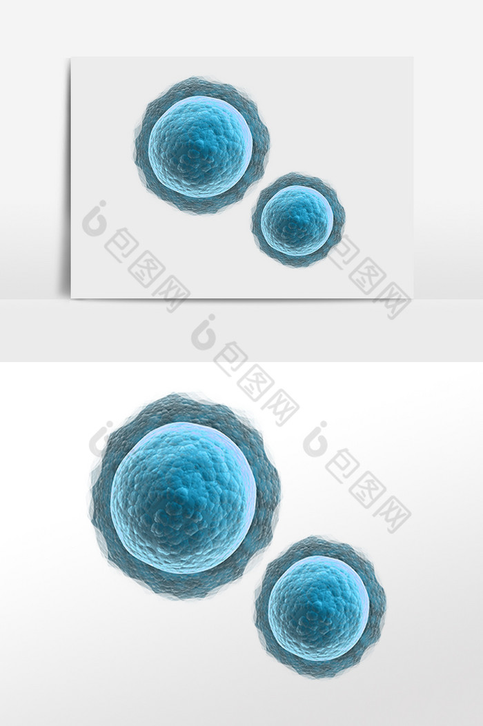 病毒细胞插画图片图片