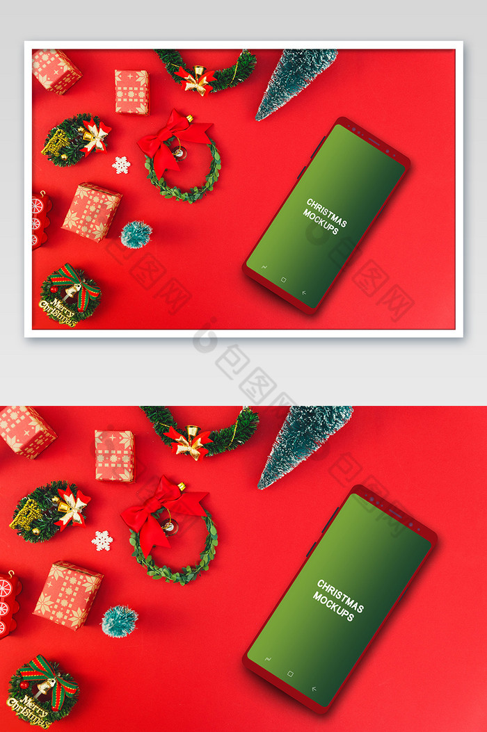 圣诞三星安卓手机端展示电子产品图片图片